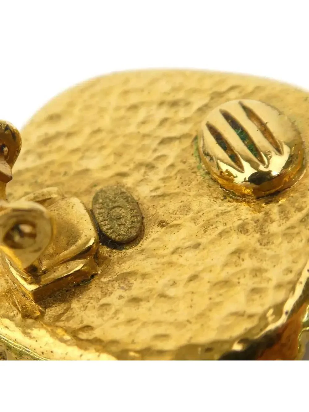 Auth Chanel Vintage Cc Logo Earrings #293899C33B